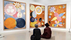 SantiagoArtis's tweet image. HILMA AF KLINT was born in 1862 in Sweden and died there in 1944. She painted abstract paintings under guidance from spiritual beings. She has recently been claimed as the true founder of #abstractart.