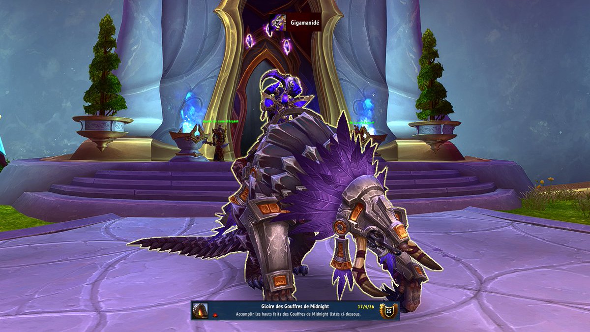 TheCrazyGeekWoW's tweet image. Je viens d'obtenir cette #monture en terminant le haut-fait "Gloire des Gouffres de Midnight" qui consiste à réaliser un certain nombre de haut-faits dans les gouffres. Ma 1365ième au total !📷#worldofwarcraft #warcraft #Midnight #Twitch