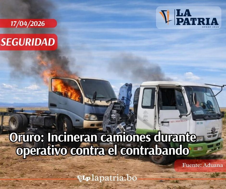 #Oruro | Tras un operativo en Oruro, la Aduana Nacional justificó la incineración de vehículos bajo la Ley 1053 para evitar el contrabando nota.bo/SVXg9m

#NoticiasdeHoy #AduanaNacional #contrabando