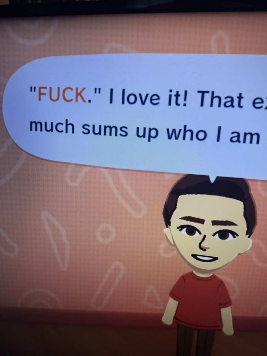 Zactical's tweet image. The first 5 Miis:

Me
Kenny Omega
Mai and Sakuta
Rikka Takarada