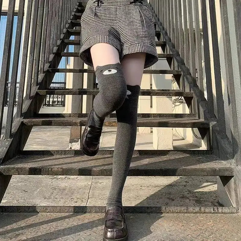 SpiteVtuber's tweet image. I just received Gothic Cute Comfy Grey Bear Over Knee Socks - Dark Grey / One Size by Rags n Rituals from penguinorca via Throne. Thank you! throne.com/spitevtuber #Wishlist #Throne