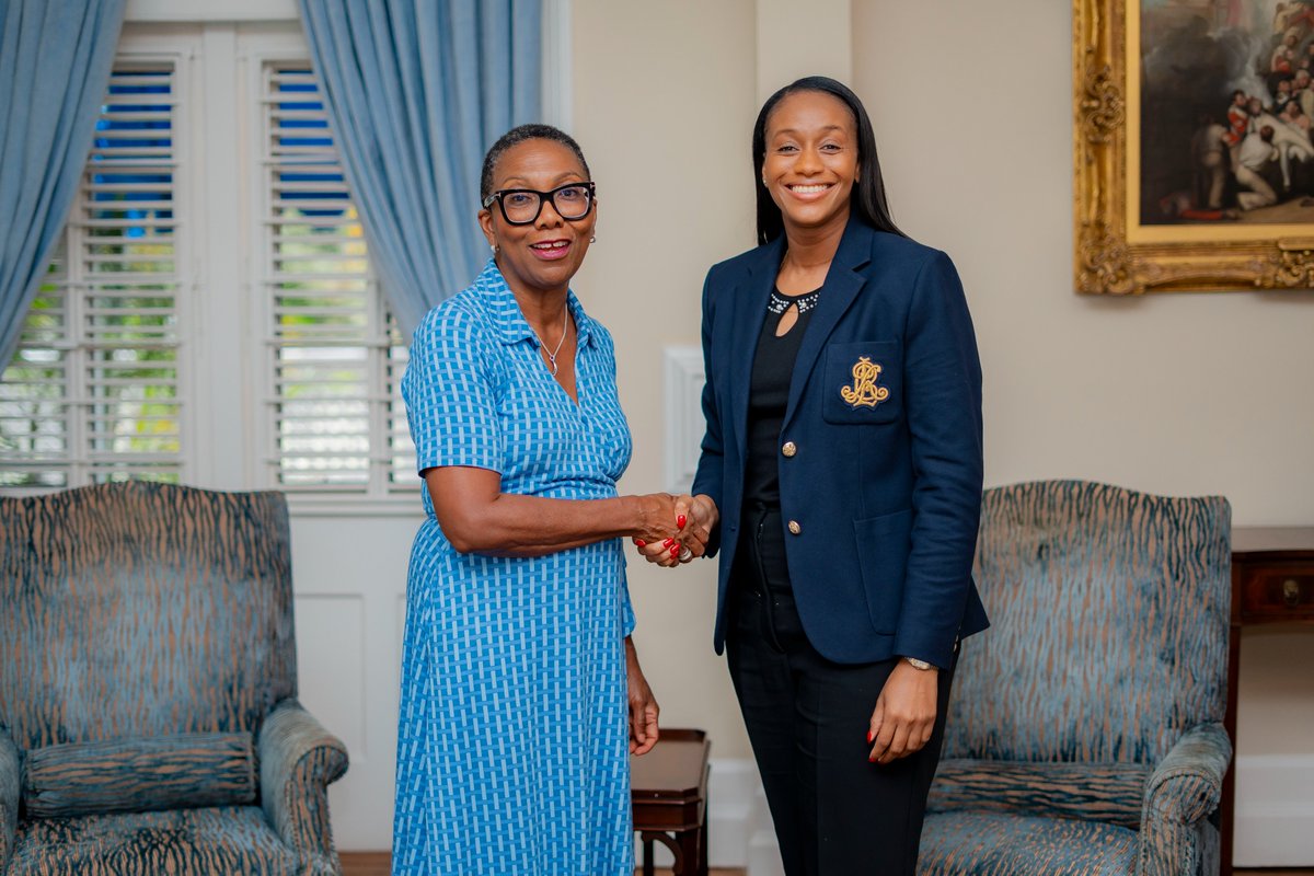 MOEYJamaica's tweet image. Hon. Rhoda Moy Crawford paid a courtesy visit to British High Commissioner to Jamaica Alicia Herbert, engaging in a candid discussion on key education priorities, including skills development, anti-bullying, and adult learning.

#BritishHighCommission #Education