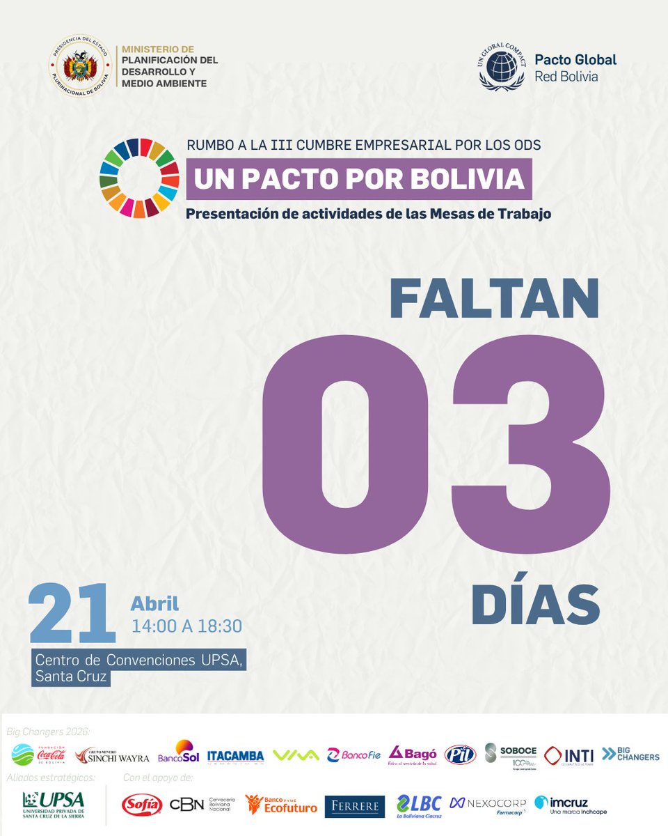 Pacto Global Red Bolivia tweet media