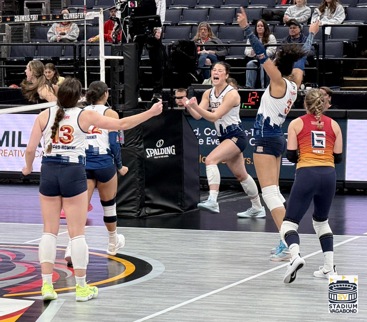 StadiumVagabond's tweet image. 🏟️ Nationwide Arena, Columbus, OH
🏐 Home of the Columbus Fury &amp;amp; Blue Jackets
🗓️ Opened: 2000
🪑 Capacity: 19,500

🐰🏐 On Easter 2026, a small but mighty crowd saw the Fury pull off a reverse sweep over the Grand Rapids Rise to win 3-2. 

#BlueJackets #ColumbusFury #ColumbusOhio