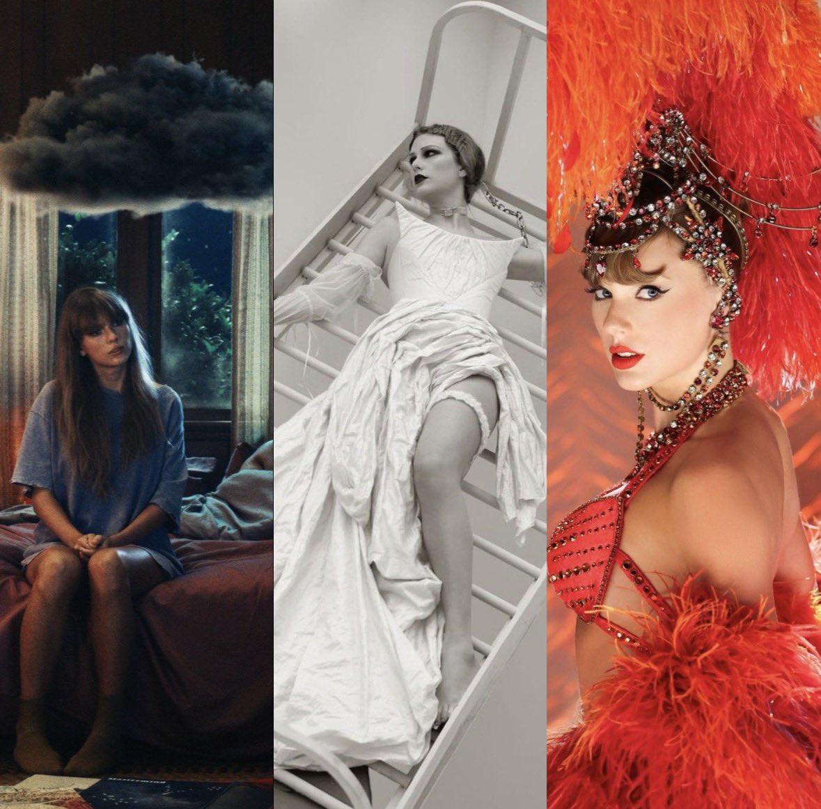 taylor swift lançando seus últimos 3 projetos com as mesmas MÚSICAS, mesma ESTÉTICA e mesmo ENREDO