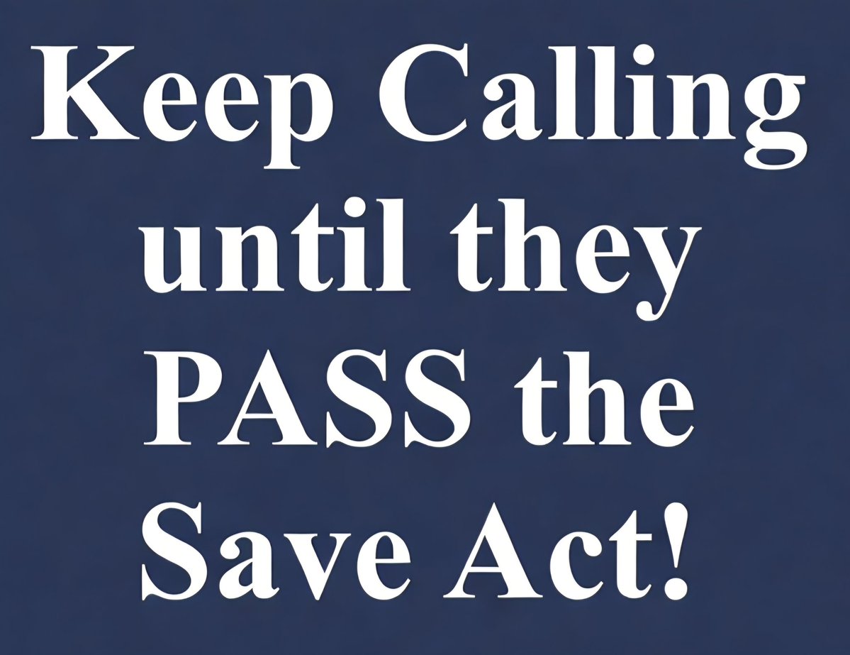 🇺🇸 PASS the Save Act! tweet media