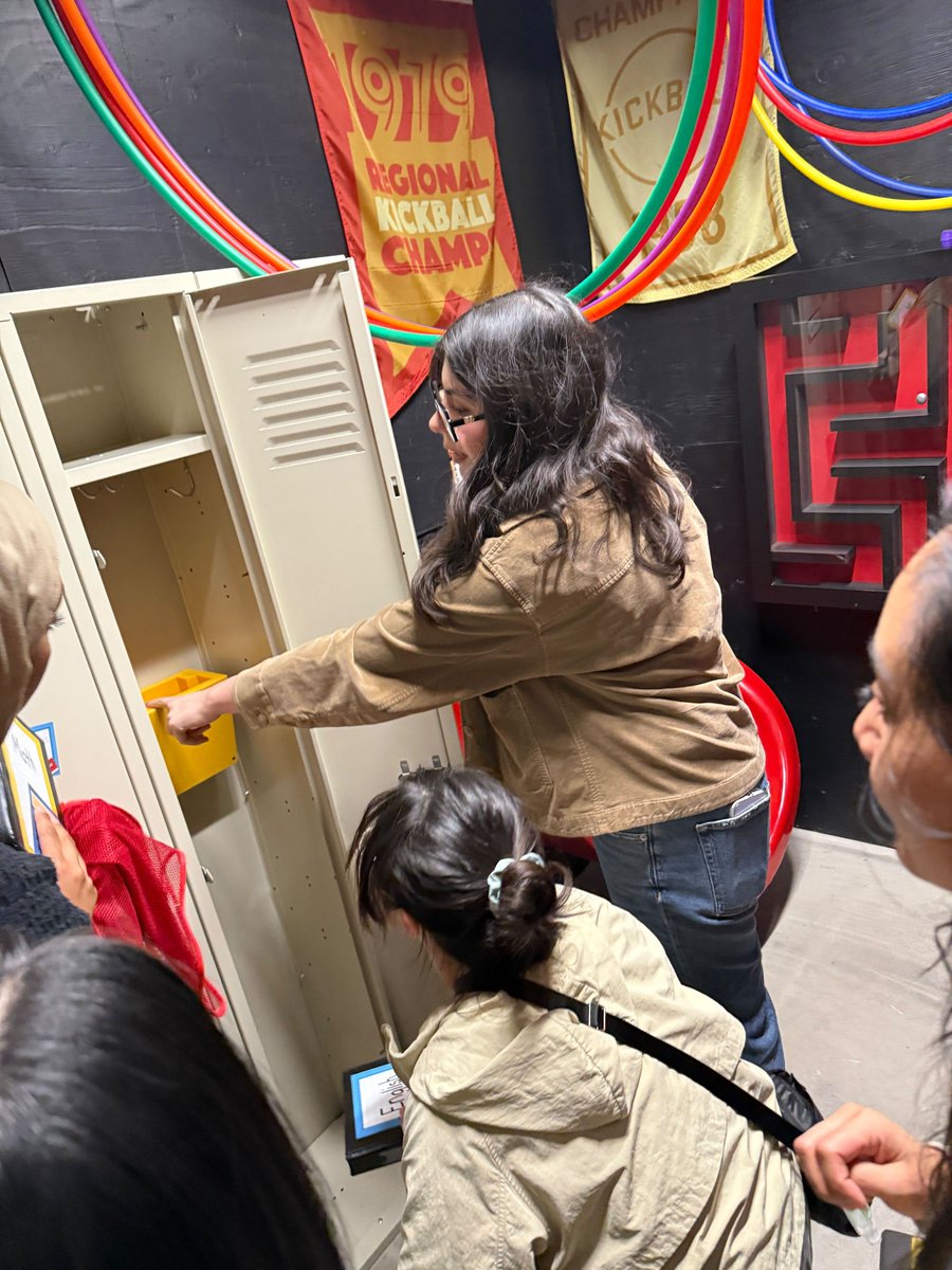 PATHSUCSD's tweet photo. Throwback to last Fall quarter's staff bonding event at the Escape Game. PATHS career staff and student staff gathered for an immersive evening of solving interconnected puzzles and uncovering hidden clues. Our team worked together to navigate the course and successfully escaped. https://t.co/iLgfCKttGx