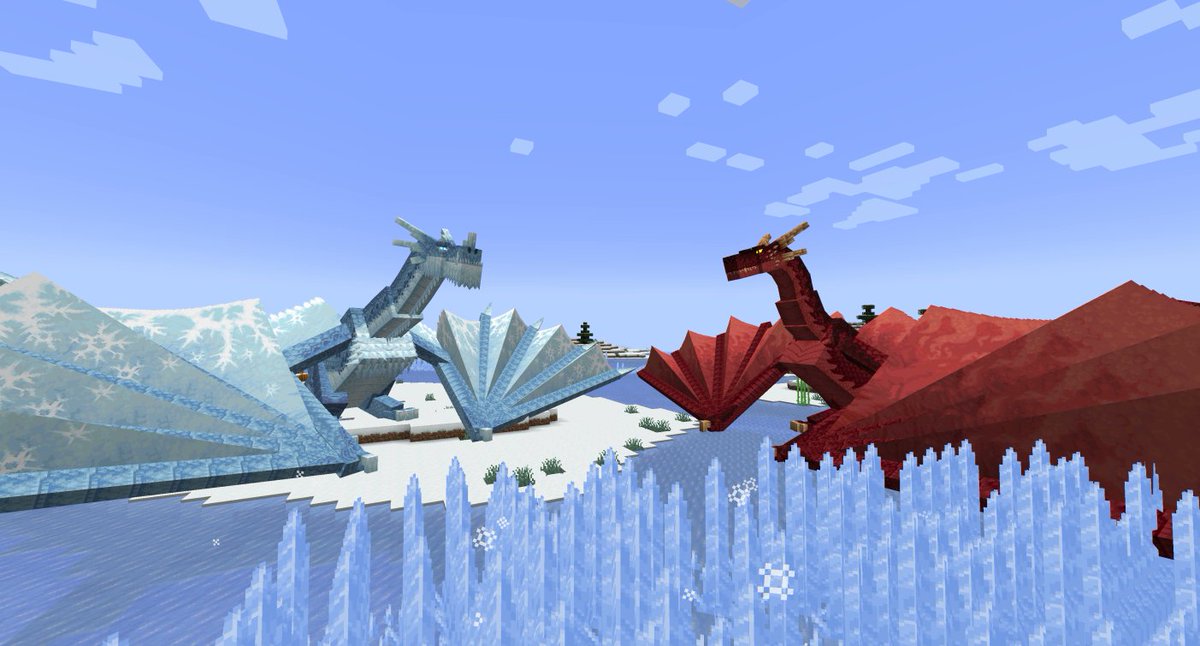 Wero_lovernite's tweet image. Y aún habrá alguno que diga que los diseños de hace 10 años eran mejores que los que tendremos en Ice and Fire 2 
#minecraft #modsminecraft #minecraftmods