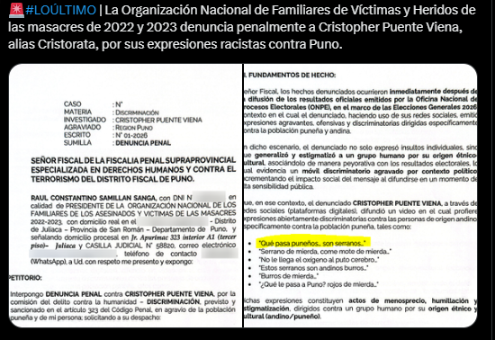 🚫 #FujimoriNuncaMás tweet media