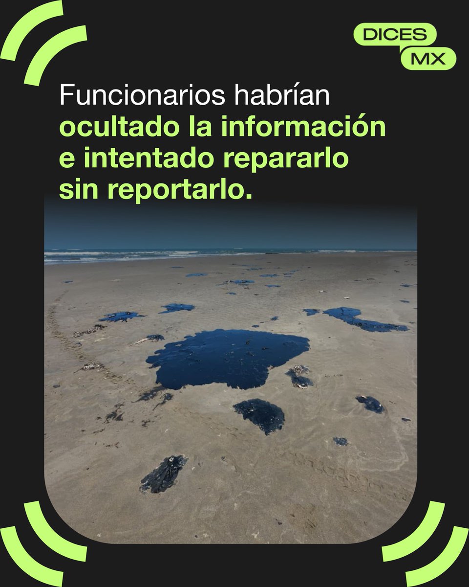 dicesmx's tweet image. 🚨 El caso del derrame en el Golfo abre cuestionamientos sobre transparencia y manejo de crisis. 🛢️
Tras semanas sin claridad, @Pemex confirma la fuga… pero aún hay dudas sobre lo ocurrido.

💬 ¿Se informó tarde… o se ocultó información? Y tú, ¿qué #DICES?

#PEMEX #México