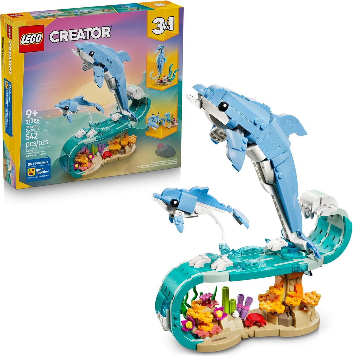 Ex_Hunting's tweet photo. ✅ Lego Sale &amp; Deal Alert....

LEGO Creator 3 in 1 Sea Animals: Beautiful Dolphins #31385

✅ % 20 OFF

👉 https://t.co/9DZrshGIfG https://t.co/LDnGKG5Geh