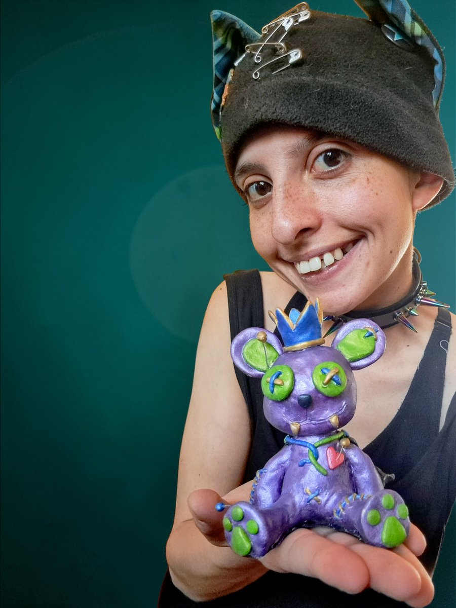 ArtologyInk's tweet image. This purple voodoo bear is one of my little minions that had to be made.
Strange, charming, and ready for a new home.
Available on my website.
ArtologyInk.myshopify.com
#artologyink #voodoobear #creativejourney