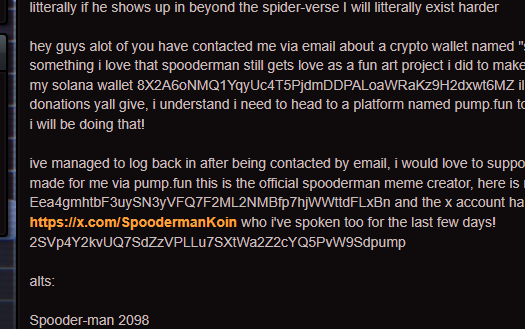 Spooderman tweet media