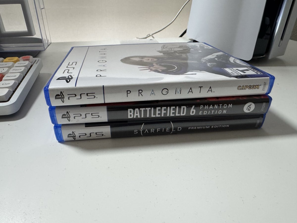 RecoveredSouls's tweet image. What are you playing right now? #VideoGames #Playstation #BF6 #Pragmata #Starfield #Capcom #Bethesda #PS5Pro