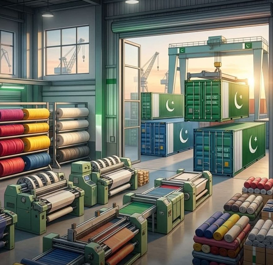 ahmedabubakarm7's tweet image. Pakistan’s textile industry has maintained exports worth $13.34 billion over nine months, showing resilience despite global challenges. The sector remains the backbone of exports.

Experts say diversification and value addition will be key for future growth.

#Textile #Exports