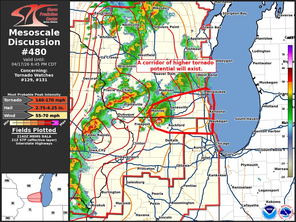 NWS Storm Prediction Center tweet media