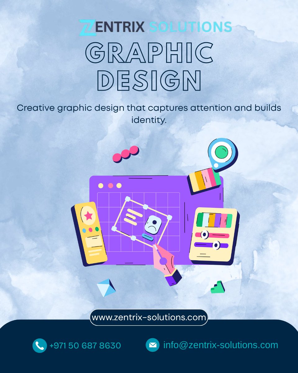 ZentrixSol's tweet image. Designs that grab attention 🎯
Visit Now : 
zentrix-solutions.com

Email Us :
info@zentrix-solutions.com

Call Us :
+971 50 687 8630

.
.
.
#GraphicDesign #Design #Creativity