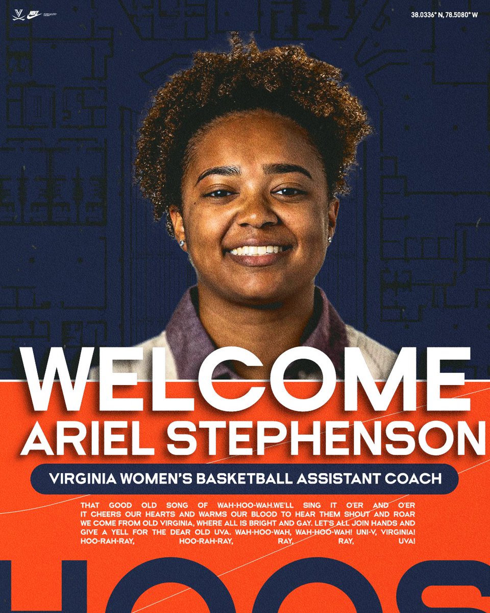 Welcome to Charlottesville, Ariel Stephenson! 🔸⚔️🔹

#GoHoos