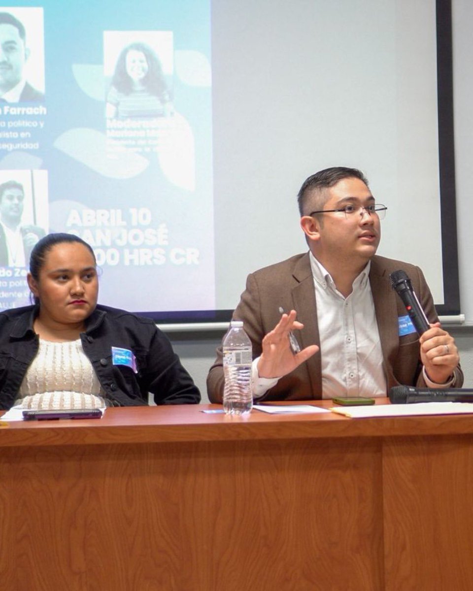 <a href="/Carballo_Phi/">Diana Carballo</a> y <a href="/JAMontoyaG/">José Alberto Montoya</a> de nuestro Grupo Coordinador participaron en un foro de juventudes en el marco de las conmemoraciones del 8vo aniversario del inicio de la crisis - en esta ocasión organizado por <a href="/AccionUniv/">Acción Universitaria Nicaragua</a>