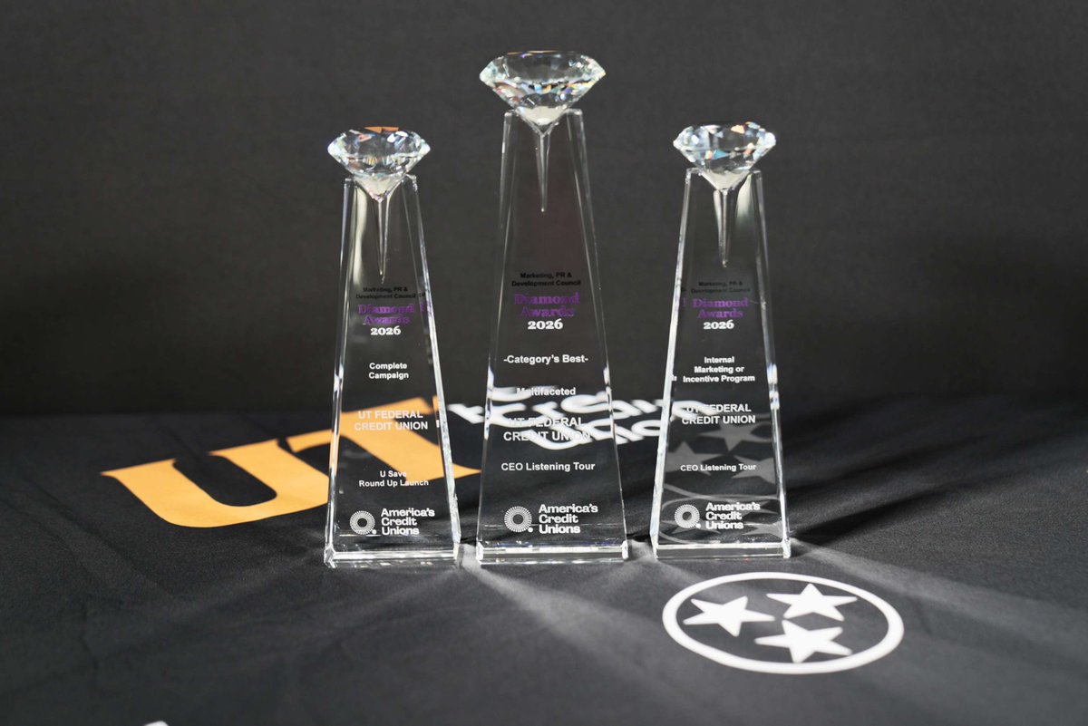 UTFCU's tweet photo. UTFCU earned 3 Diamond Awards 🧡
The most prestigious annual credit union marketing competition, presented by America’s Credit Unions.

Selected from nearly 1,500 entries nationwide, this recognition reflects organization-wide collaboration.

Learn more:
https://t.co/slAtzRed8S https://t.co/HGzC6edOUj
