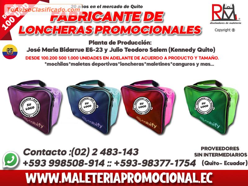 Fabricantes de Loncheras Escolares y Mochilas Porta Laptop al por mayor para Empresas. Fabrica de Mochilas Porta laptop y Loncheras Escolares : maleteriapromocional.ec
Empresas e Industrias > Ventas al por Mayor - Quito. +Info 👇  ec.tuavisoclasificado.com/avisos/ver/id/…