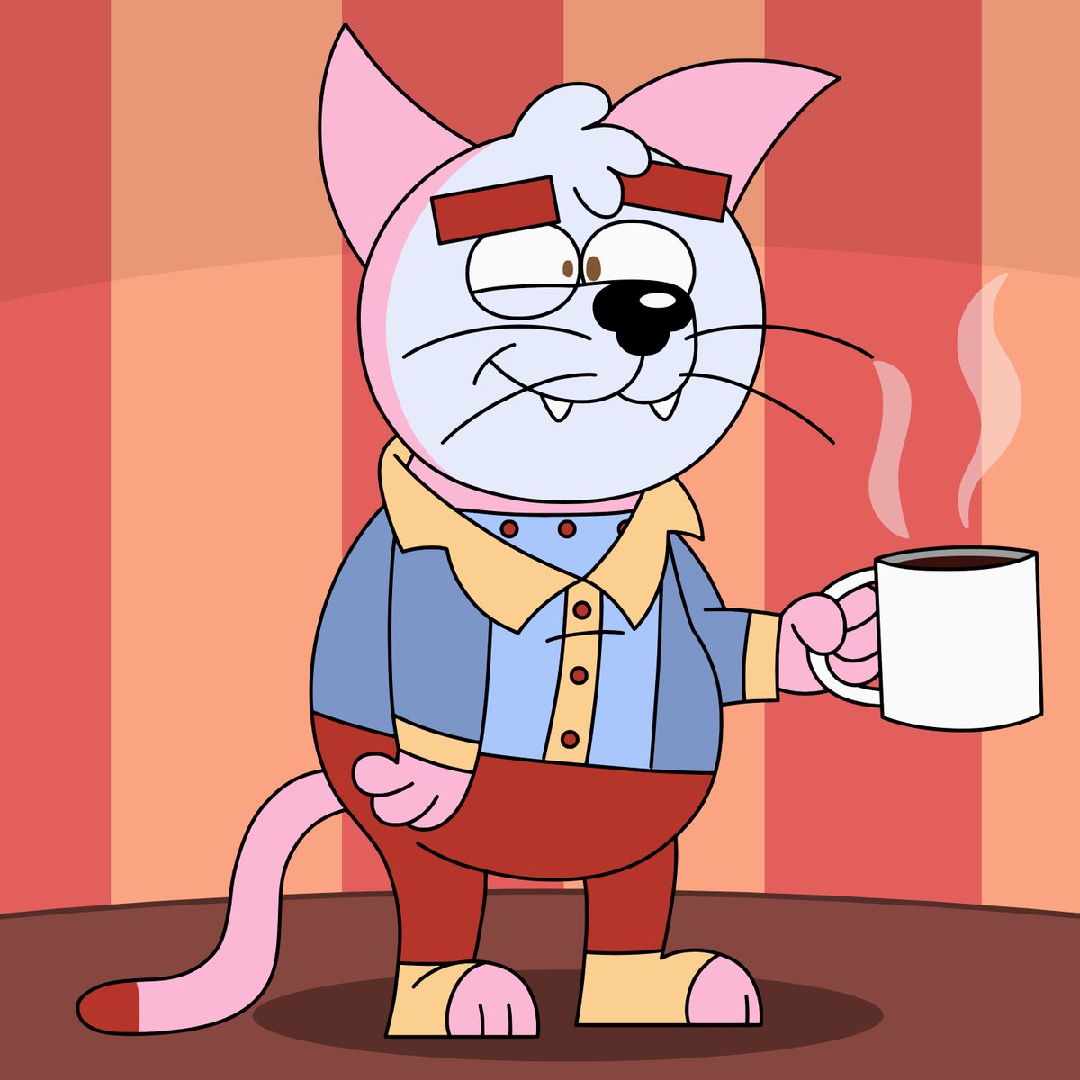 siriley200's tweet image. Two drawings for a art trade with my friend @FelineFeli57156  of his characters Feline and AcroCat, Hope you like it dude! #CartoonArt #cartoonstyle #cartoon #arttrade