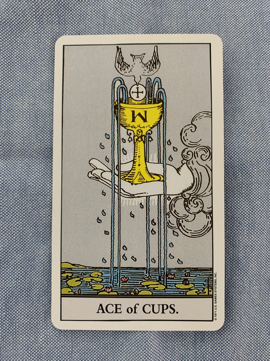 焦らなくていい

心をひらけば
自然と満ちていく

【カップのエース】