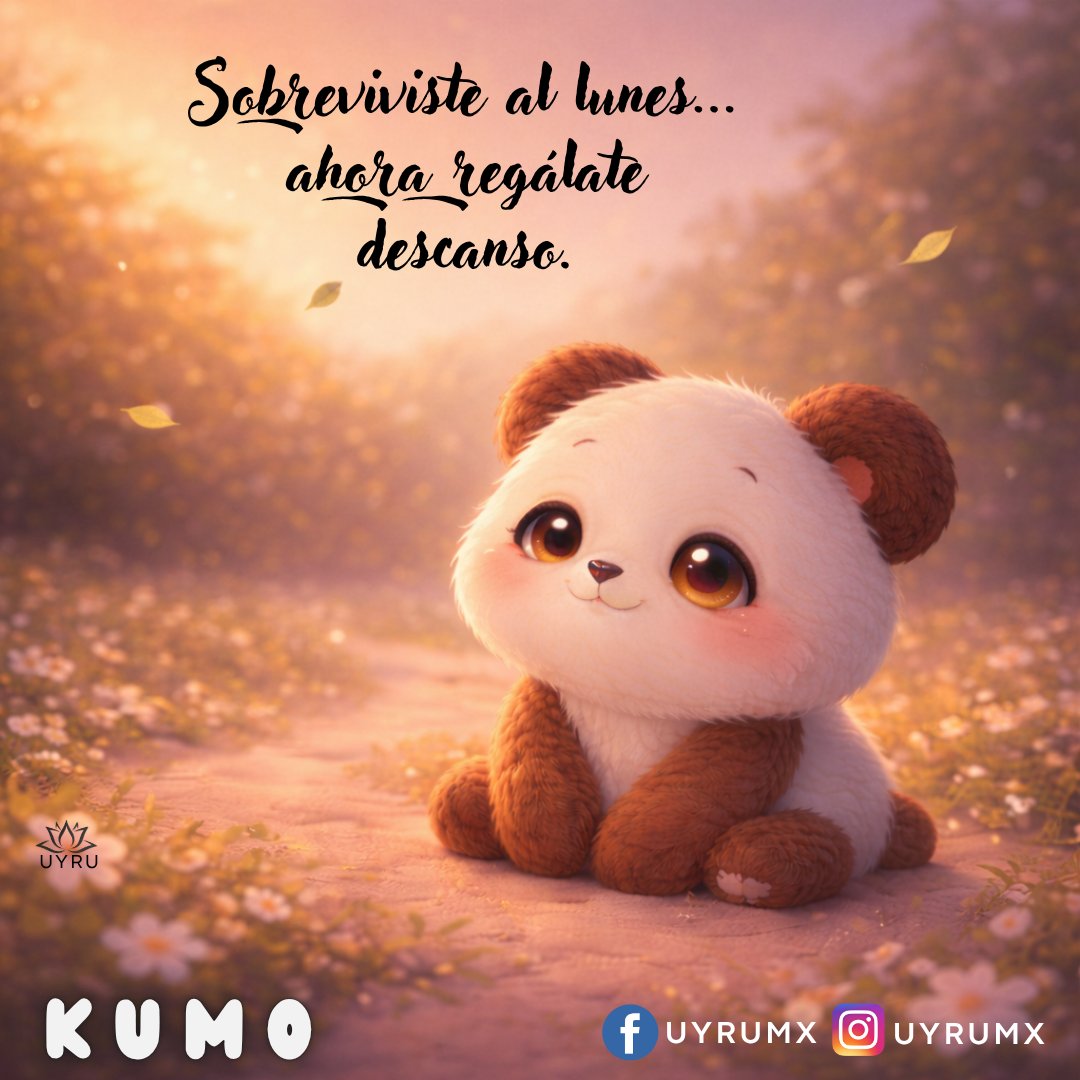 UYRUMX's tweet image. 🌙 Buenas noches
 “Sobreviviste al lunes… ahora regálate descanso.”
#BuenasNoches #Lunes #MerecesDescanso #Autocuidado #Paz #Kumo