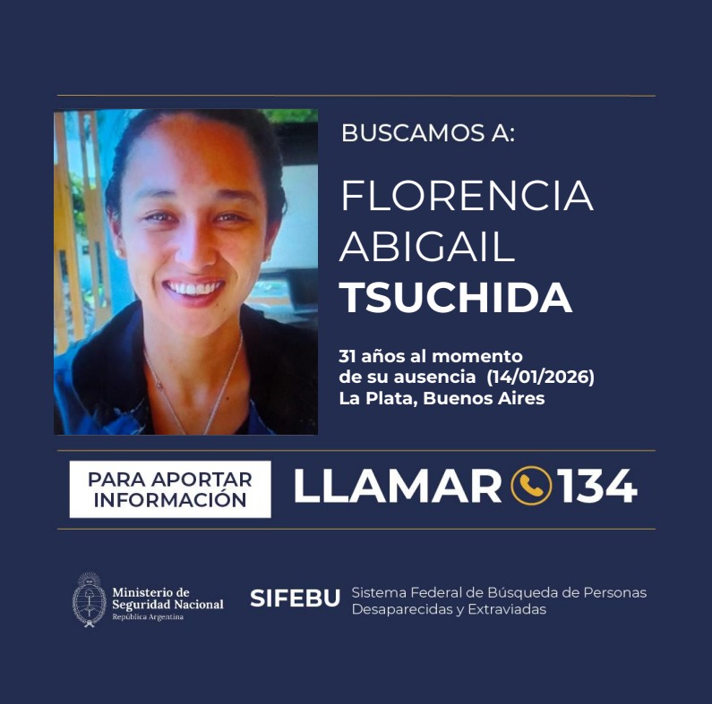 👇Con un CLICK podés hacer mucho, sólo tenés que compartir esta imagen.
ℹ️Si tenés información, comunicate de manera anónima al 134 o escribí a denuncias@minseg.gob.ar. #AyudanosAEncontrarlos🇦🇷