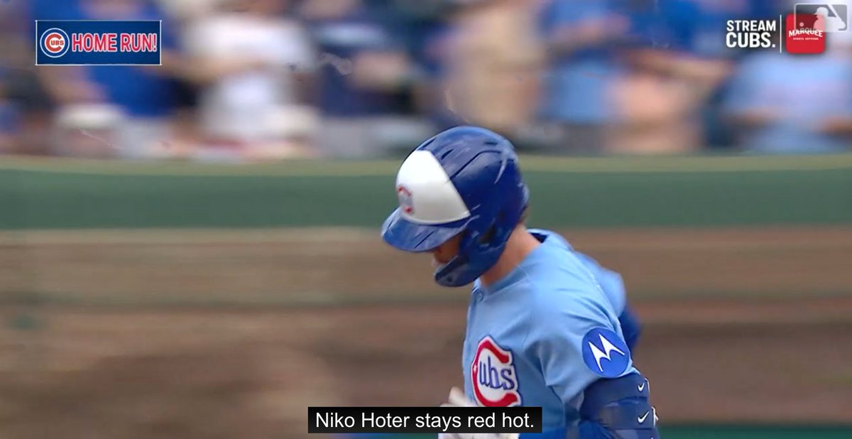mlb_cc's tweet photo. Niko Hoter stays red hot. https://t.co/NiSib24Nu4