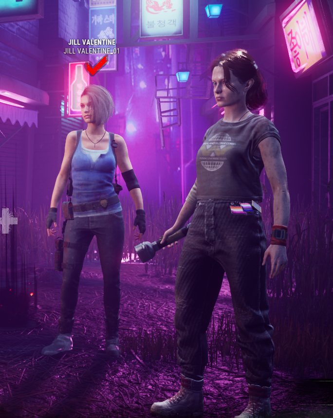 MidasClancy's tweet photo. thank you dead by daylight these two are now married in my chudland, it all started with talking about repairing generators.. https://t.co/ycxIFV2ehT