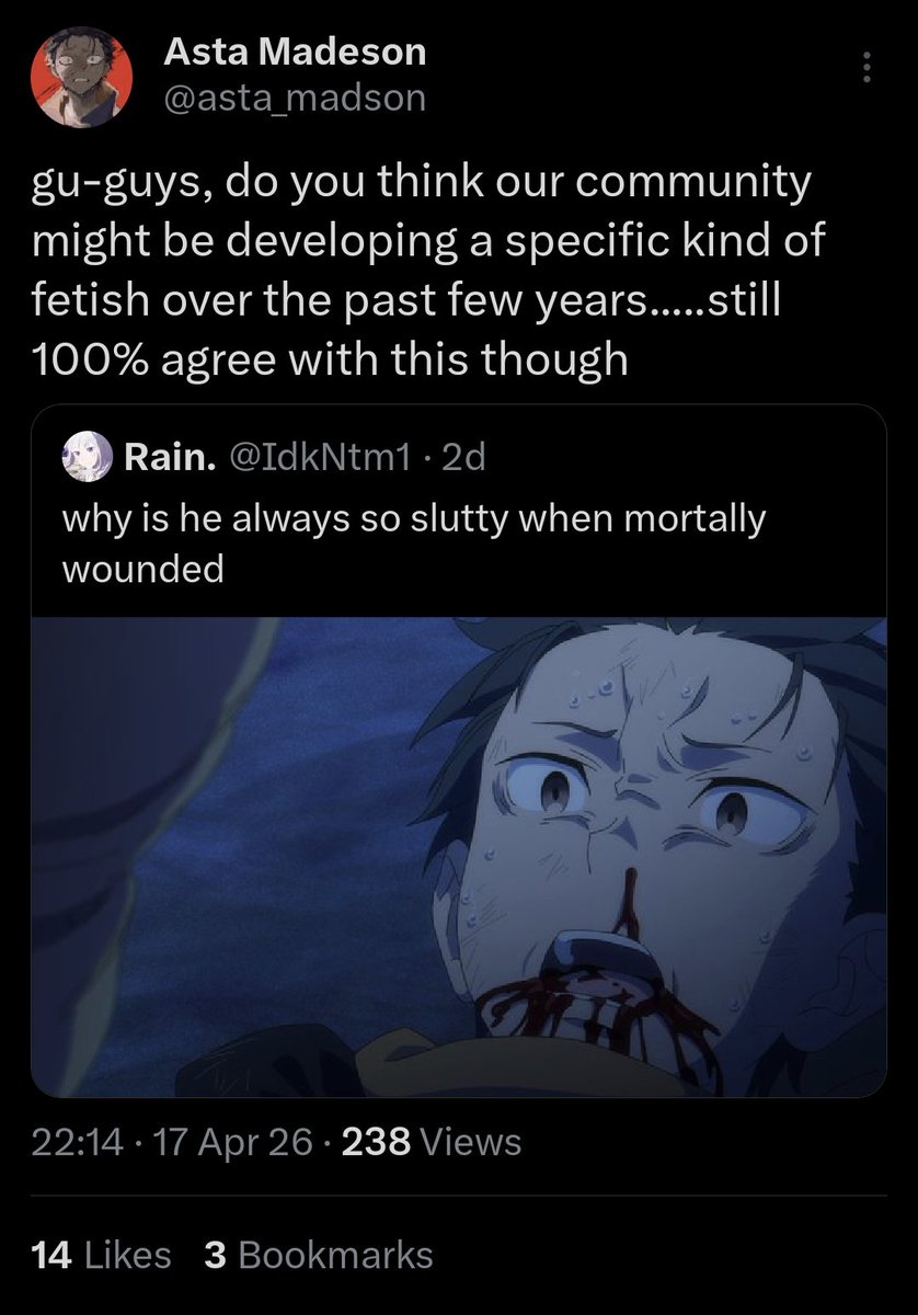 Re:Zero Struggles tweet media