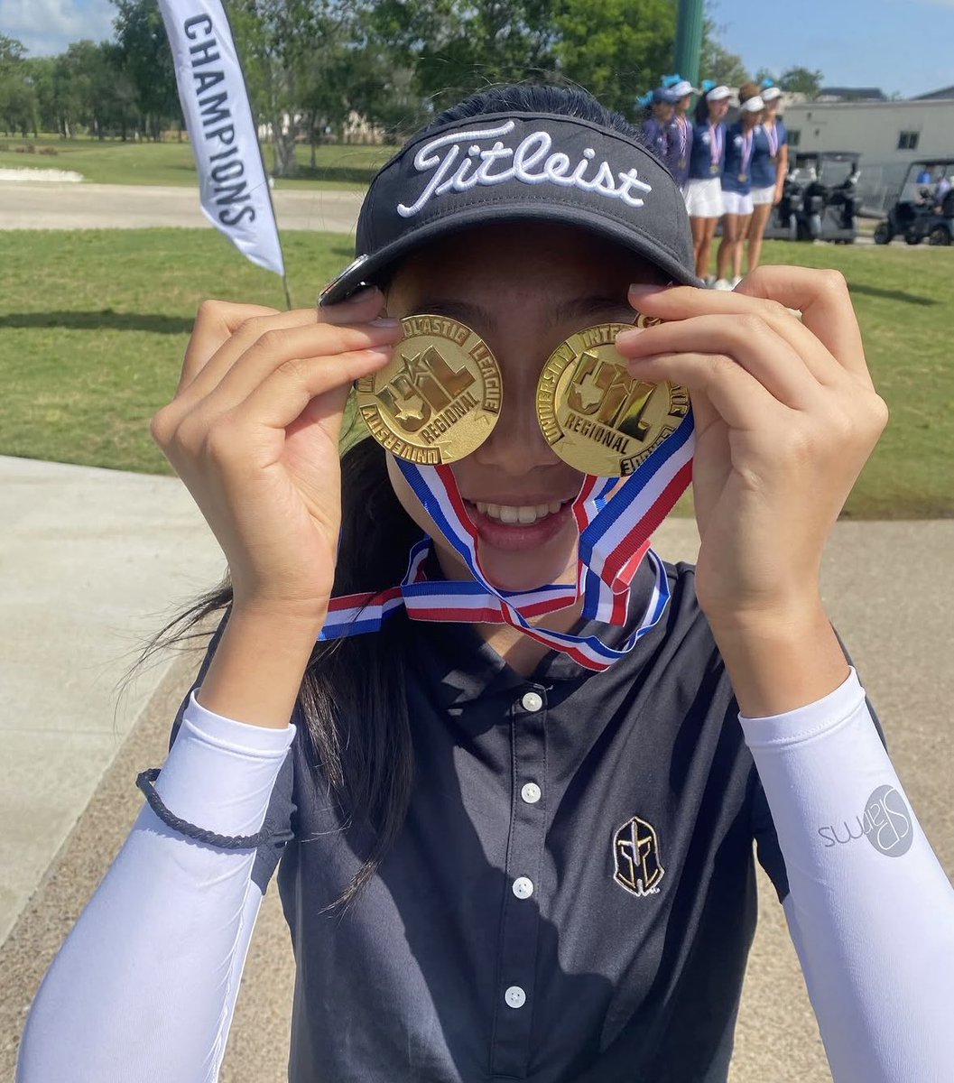 JordanHSGolf's tweet photo. Special shoutout to sophomore Carolyn Liu- the first player in school history to win the Regional Championship individually! She shot 68-67 to win by SEVEN! Can’t wait to see what she does at the State Championship!!! https://t.co/pKkkbL40uK