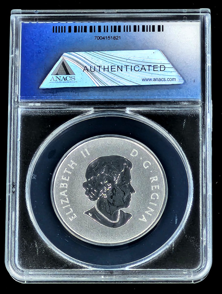 Coin_HuntersLLC's tweet image. Struck in silver, rooted in identity! 🍁

A flawless 2011 Maple Leaf Forever — SP70 First Release, carrying both purity and pride in every detail.
.
.
#OhCanada #SilverStacking #BullionCoins #OnlineAuctions