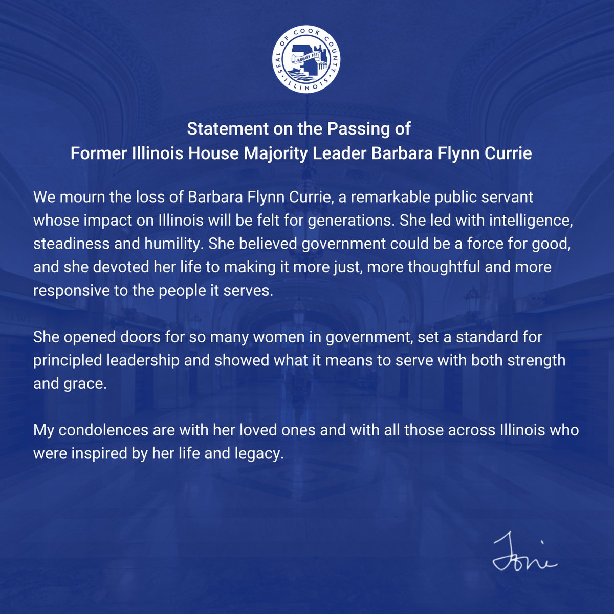 Toni Preckwinkle tweet media