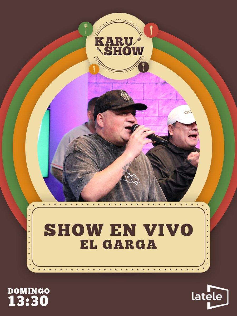 😉¡Este domingo tenés plan asegurado!🎉🔥
#Karushow domingo 13:30 horas💥