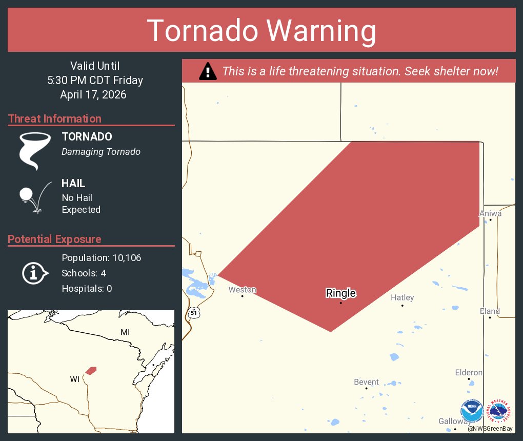 NWS Tornado tweet media