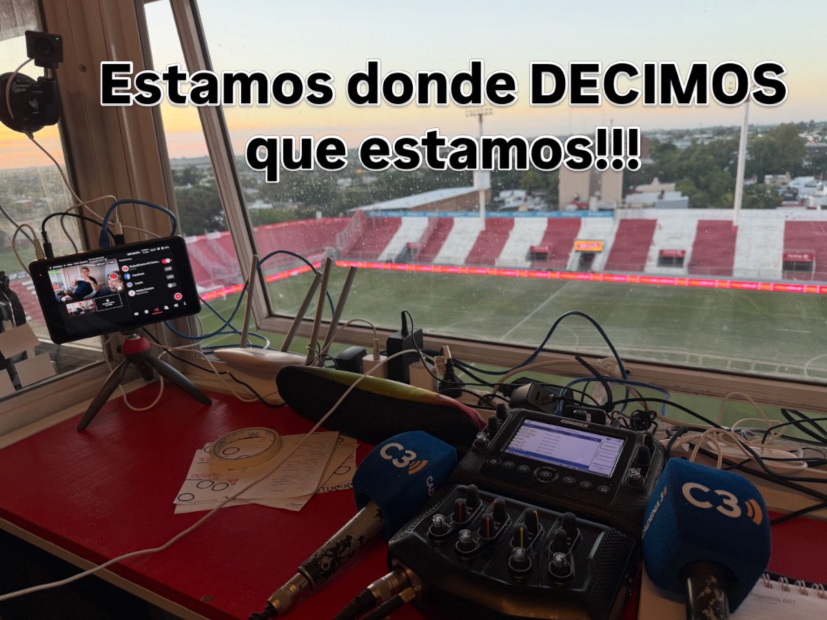 golgigli's tweet photo. La pasión de ser testigos!!!
Ya estamos desde hace l 15 de abril, para  @estadio_3  , @Cadena3_Rosario @GATOGRECO @Calvi31 https://t.co/iGgTznnR0G