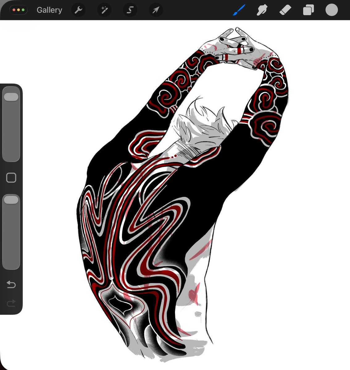 trying to draw despite shaking so much 

#enjin