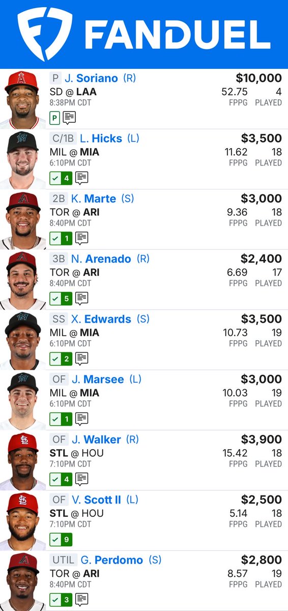 serrano_proof's tweet image. #fanduel #dfs #mlb For those counting 😅Day 7 of 7