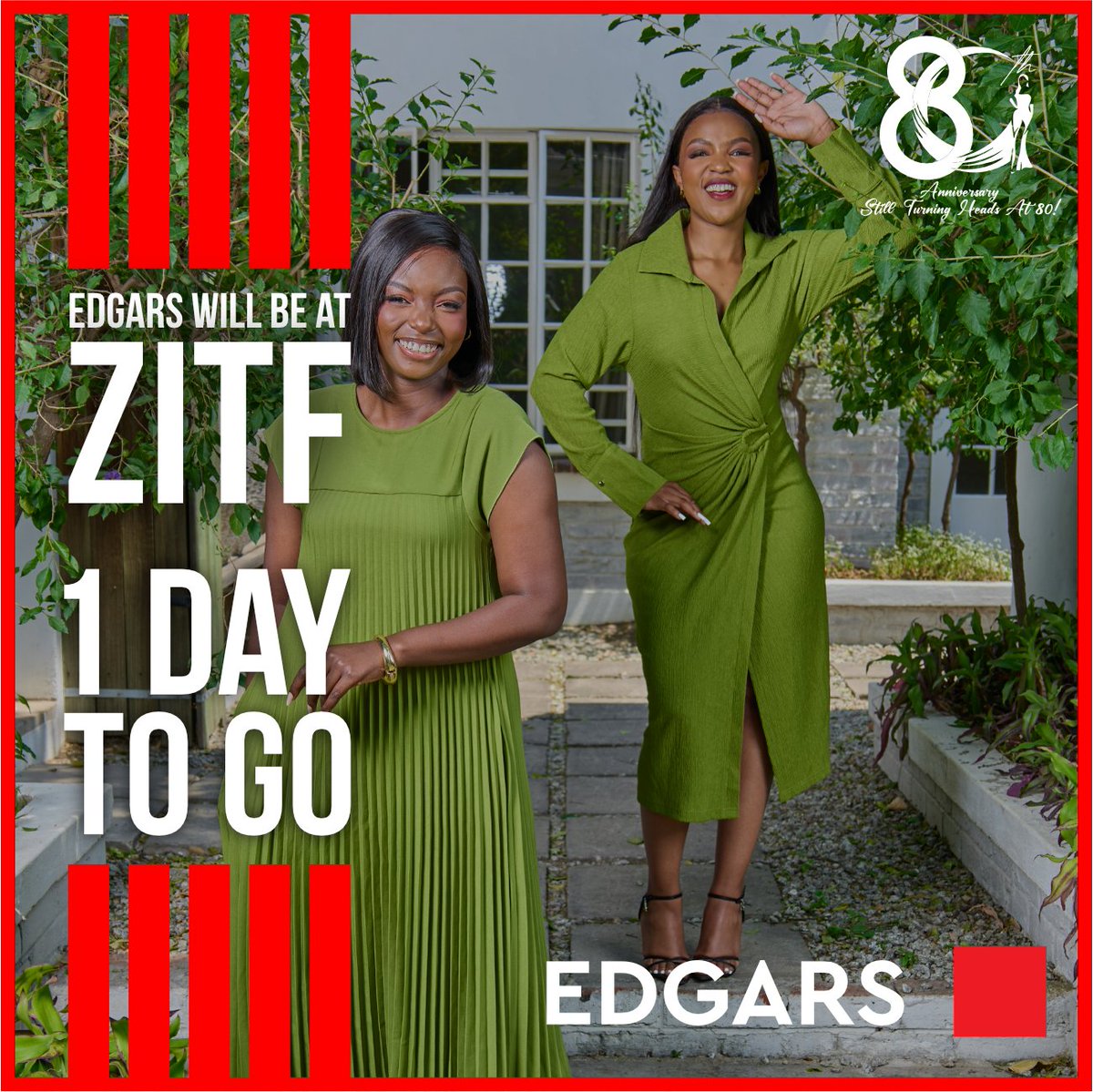 The countdown is almost over. Tomorrow, Edgars will be at ZITF 2026  bringing you fashion, value, and exciting offers. If you're visiting the  ZITF, make sure you stop by the Edgars stand.