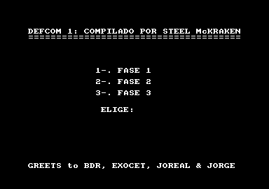 CracktroBot's tweet image. Fish-Metic (1984) - Crack: Wizard - #Commodore64
Jim Power - Mutant Planet (1992) - Crack: FairLight - Trainer (+1): Traitor - #Amiga
Defcom 1 (1989) - Crack: Steel McKracken - #AmstradCPC
Diamond (1988) - Crack: Ikari - #Commodore64