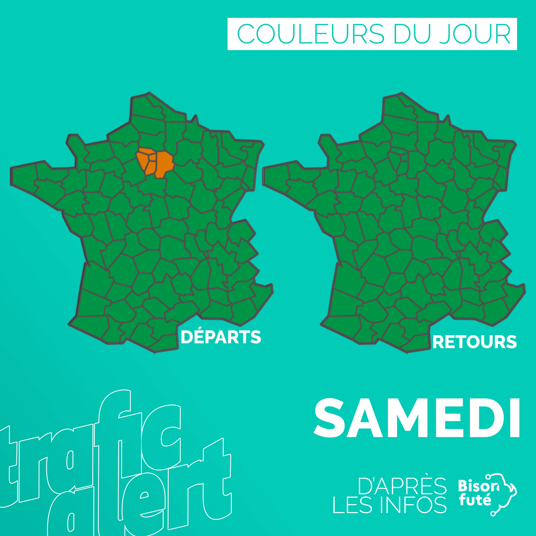 trafic_sud's tweet photo. 📅 COULEURS AUJOURD’HUI | Un trafic qui va être chargé en région parisienne. #BisonFuté #prévisions #couleurs +sur  https://t.co/9NBDIOVcNB https://t.co/0sgLfFoQpy
