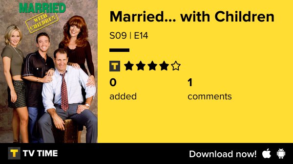iED0_'s tweet image. I’ve just watched Married... with Children #tvtime