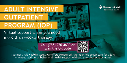 StormontVail's tweet image. More support when weekly therapy isn’t enough.
Our virtual Adult Intensive Outpatient Program (IOP) offers structured, therapist‑led care that fits your daily life.

📞 (785) 270‑4630
💻 ow.ly/999P50YLnbq
Crisis? Call 988 or go to the nearest ED.

#MentalHealth #VirtualCare