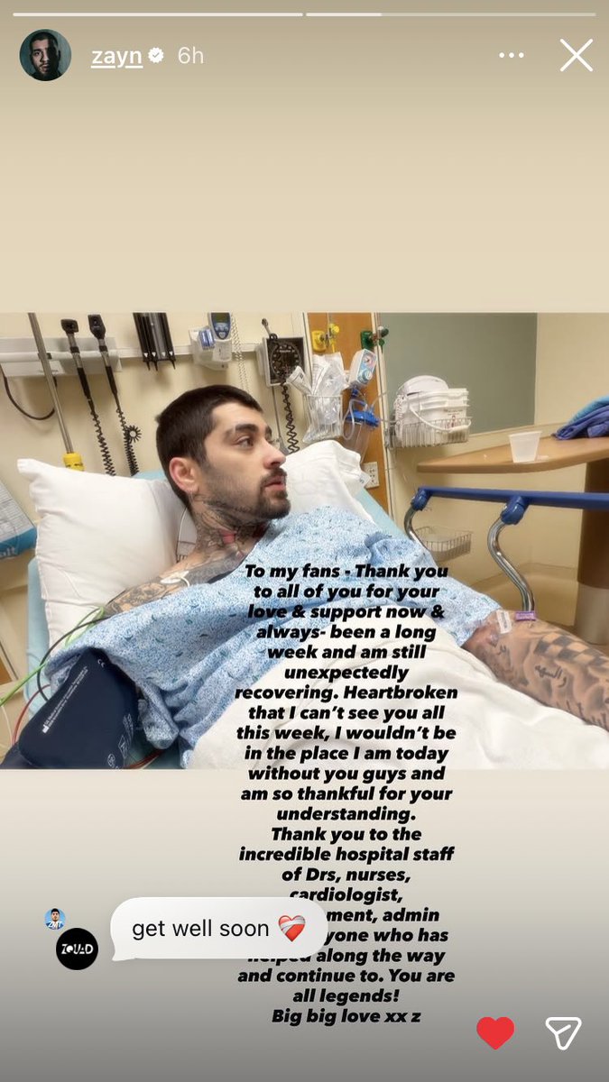 AlexciaL0623's tweet image. Ummmm sooooo I’m shook for the day &amp;amp; hope &amp;amp; pray that Zayn will continue to be ok. After Liam’s lost, I feel more attached to these guys &amp;amp; I love &amp;amp; care about all the 1D boys. Feel better soon Zayn &amp;amp; hope you’re ok!🙏🏼😢
#zaynmalik #zayn #onedirection