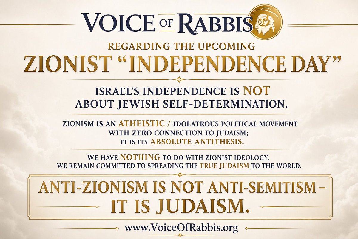 Voice of Rabbis tweet media
