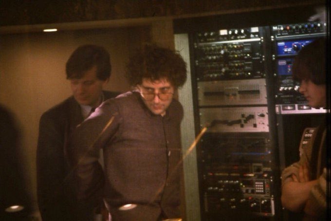 JD_Central's tweet image. Martin Hannett, genius, 31 May 1948 - 18 April 1991

Architect Of The Manchester Sound and producer for many Joy Division recordings. Seen here with Tony Wilson in Strawberry Recording Studio