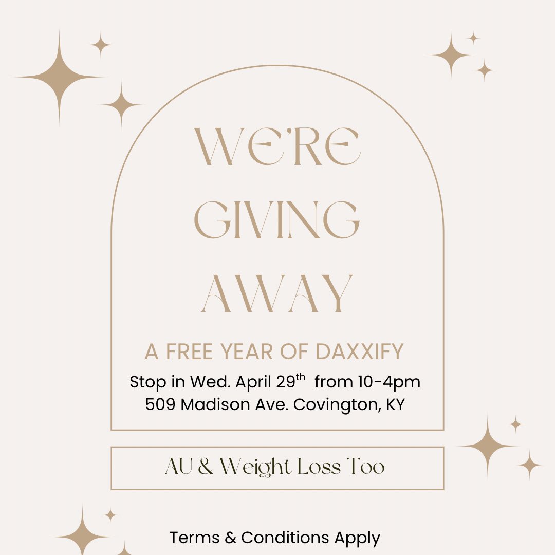 urgyrl2's tweet photo. Come see us at AU &amp; Weight Loss Too! Follow us on Facebook &amp; Instagram #medspa #daxxify #tox #filler #covington #cincinnati #lovthecov #cincymedspa #villahills https://t.co/vN7aAUXUly