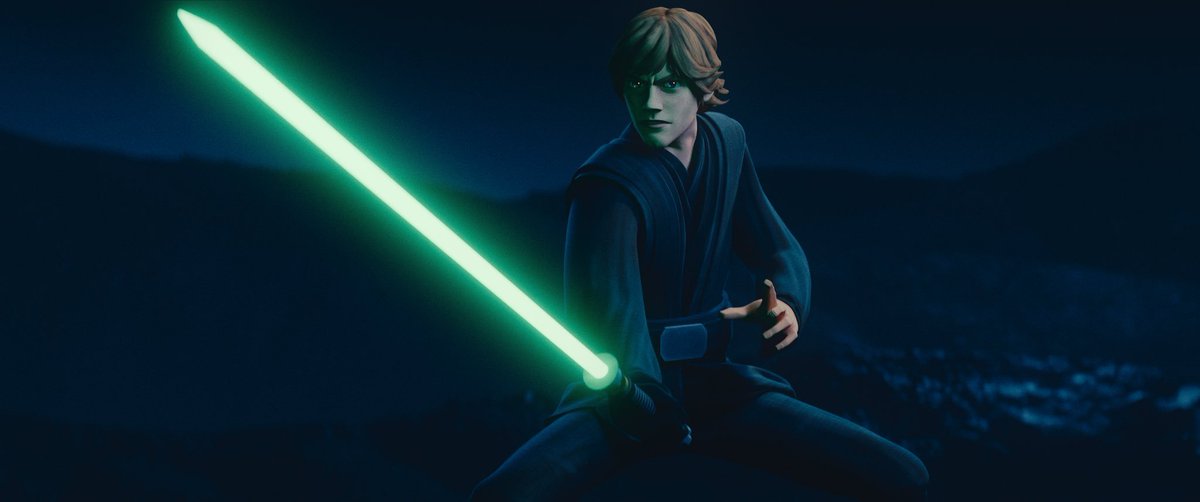 Cada semana, como mínimo un par de veces, tengo el pensamiento intrusivo de que necesito una serie al estilo Star Wars: The Clone Wars pero post Ep VI con Luke Skywalker viajando por la galaxia y estudiando la Fuerza. Es algo superior a mí 🥹